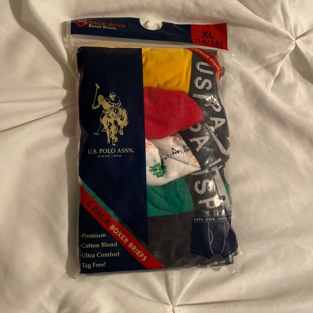 NWT Boys XL boxer briefs US Polo Assn.